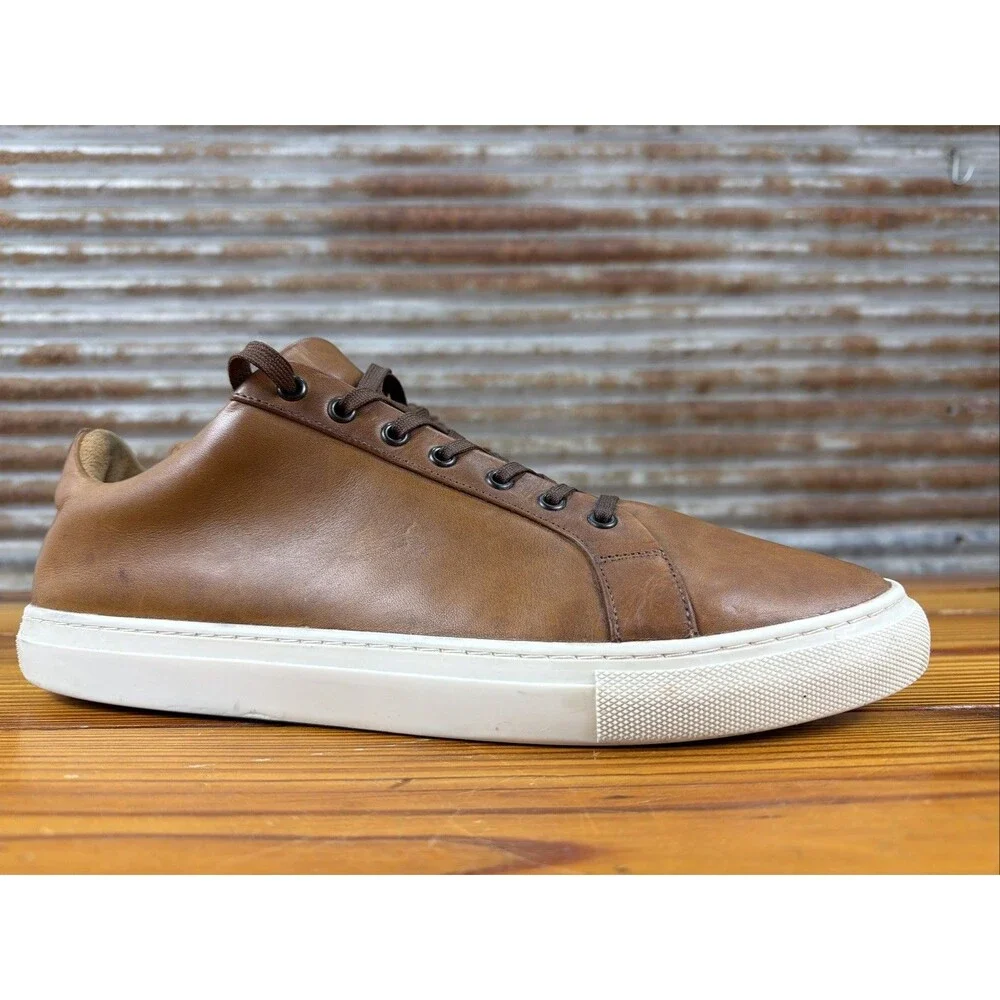 Thursday Boot Co Premier Low Top Sneakers Men's US 13 Toffee Brown Leather